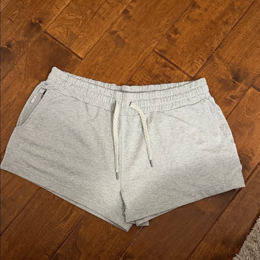 Vuori Light Gray Women's Athletic Shorts
